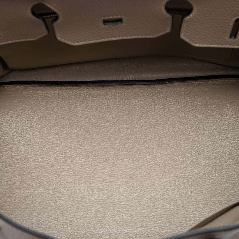 Hermès Togo Birkin Retourne 35 Beige Leather Very good condition - Model View