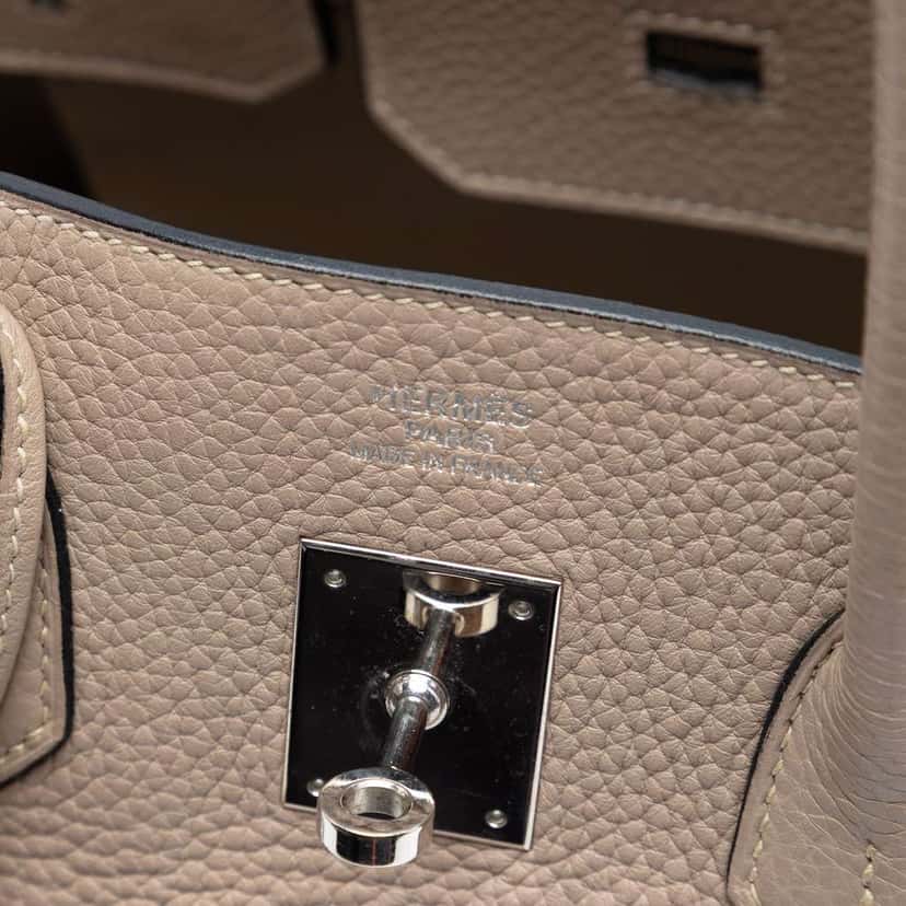 Hermès Togo Birkin Retourne 35 Beige Leather Very good condition - Box View