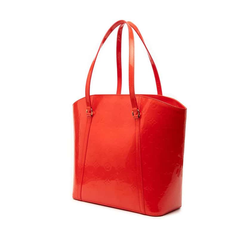 Louis Vuitton Monogram Vernis Avalon GM Red Leather Very good condition - Back View