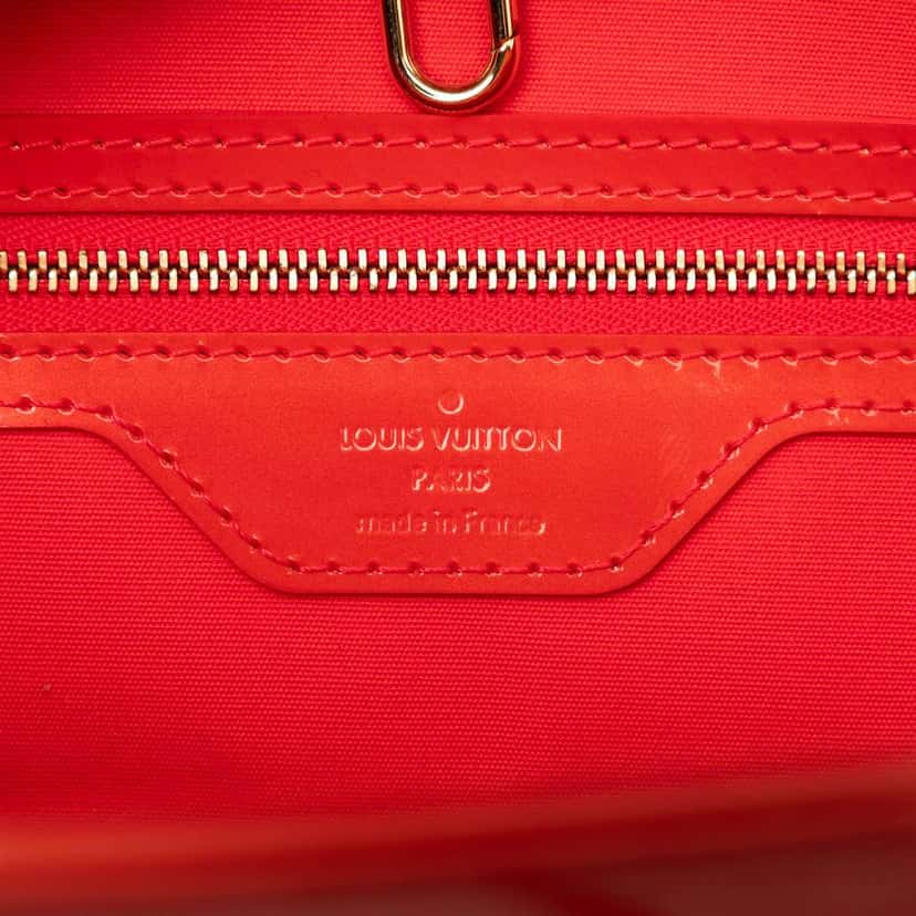 Louis Vuitton Monogram Vernis Avalon GM Red Leather Very good condition - Box View