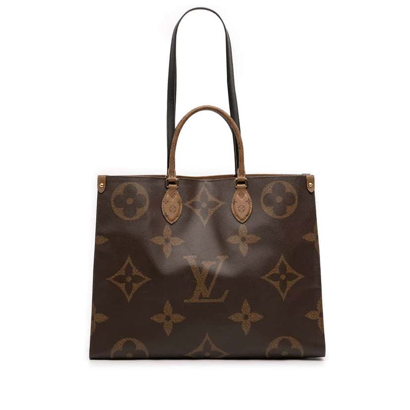 Louis Vuitton Monogram Reverse Giant OnTheGo GM Brown Very good condition - Front View