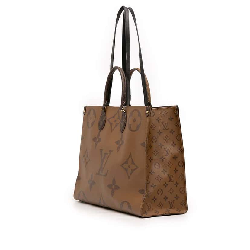 Louis Vuitton Monogram Reverse Giant OnTheGo GM Brown Very good condition - Back View