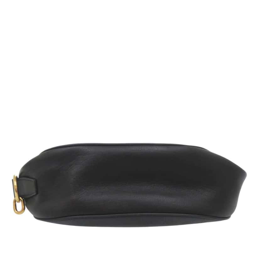 Burberry Small Calfskin Knight Shoulder Bag Black Leather Never worn - Inside View