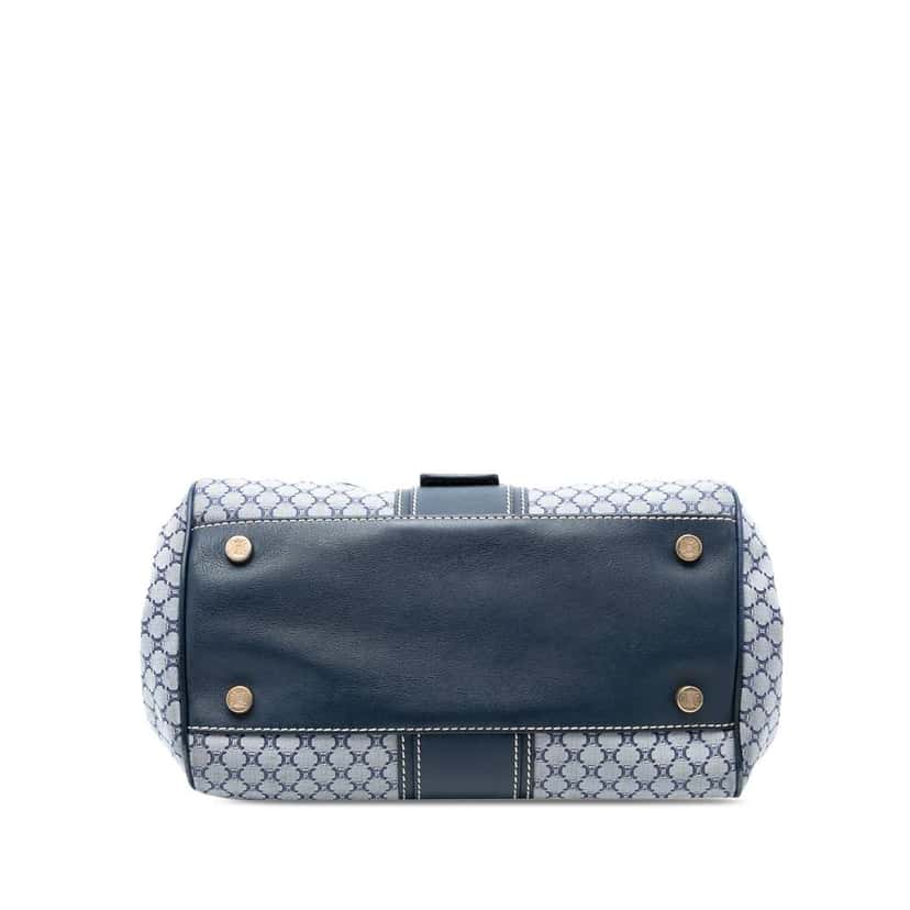 Celine Macadam Canvas Ella Frame Handbag Grey Canvas Very good condition - Inside View