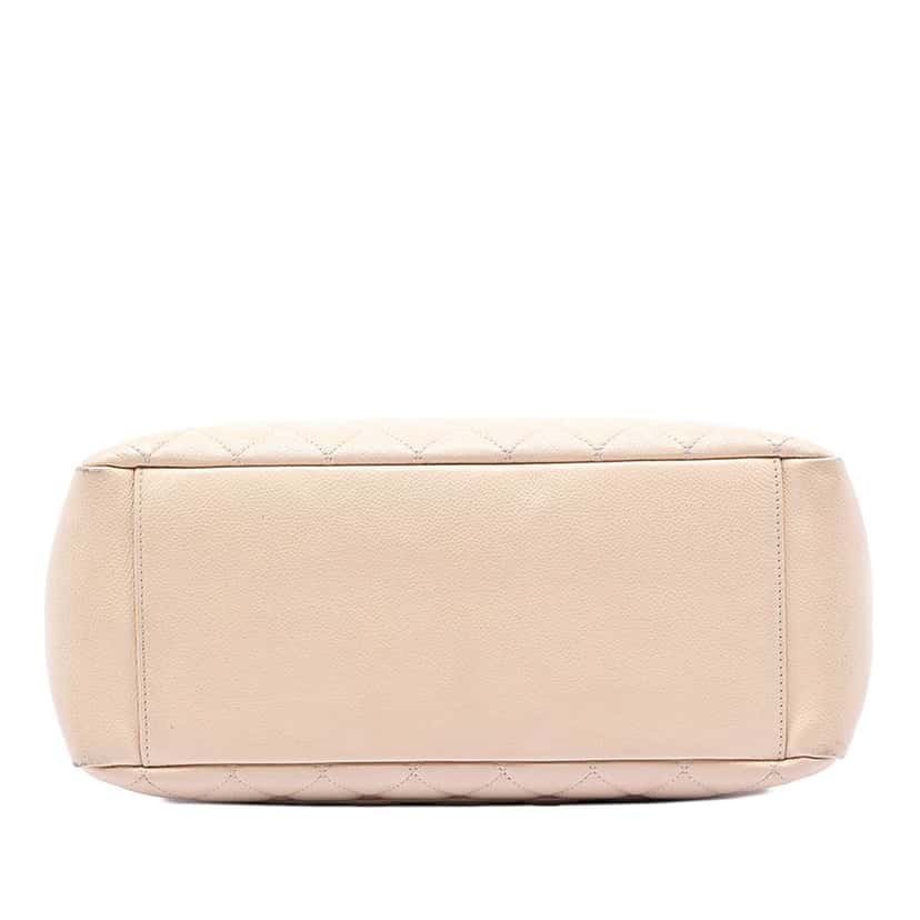 Chanel Caviar Grand Shopping Tote Brown Leather Very good condition - Inside View