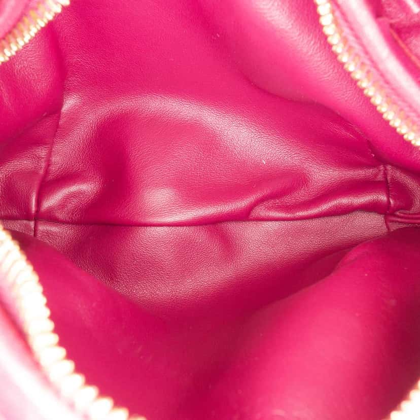 Bottega Veneta Mini Nappa Intrecciato Jodie Purple Leather Very good condition - Model View