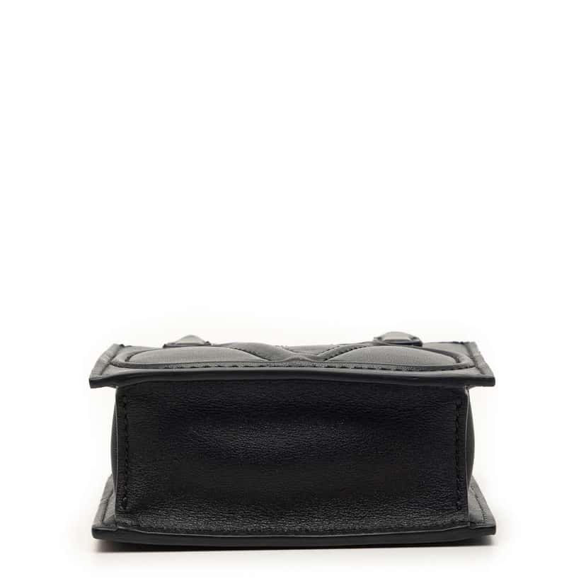 Valentino Mini Leather VLogo Walk Tote Black Leather Very good condition - Inside View