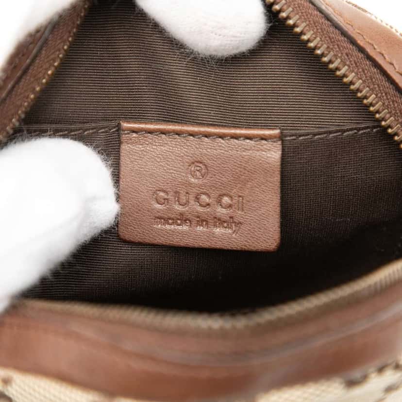 Gucci GG Canvas Round Crossbody Beige Canvas Very good condition - Box View