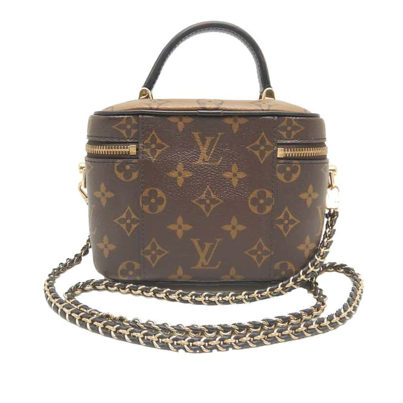 Louis Vuitton Monogram Reverse Vanity PM Brown Very good condition - Back View