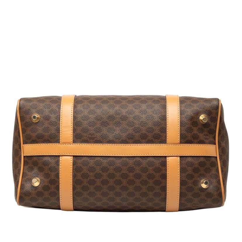 Celine Macadam Coated Canvas Boston Bag Brown Canvas Very good condition - Inside View