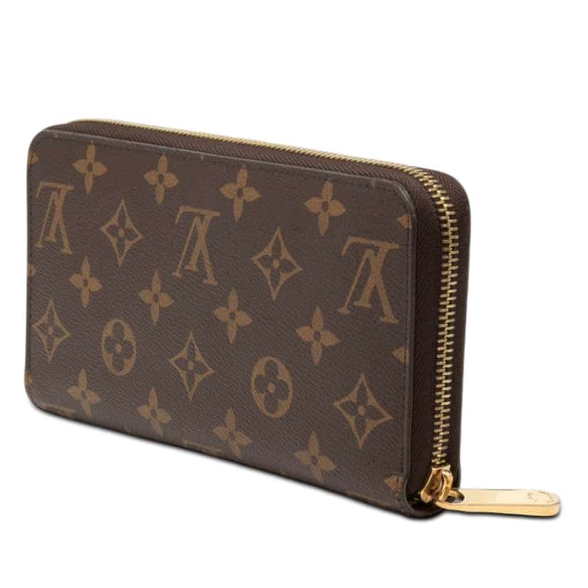 Louis Vuitton Monogram Zippy Wallet Brown Very good condition - Back View