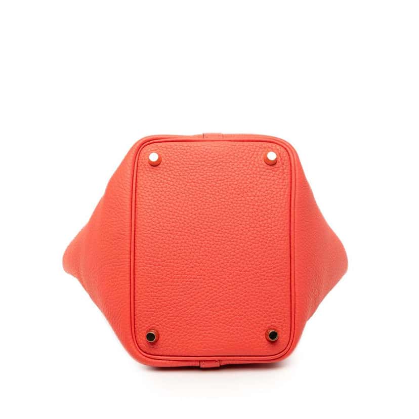 Hermès Clemence Picotin Lock 18 Red Leather Very good condition - Inside View