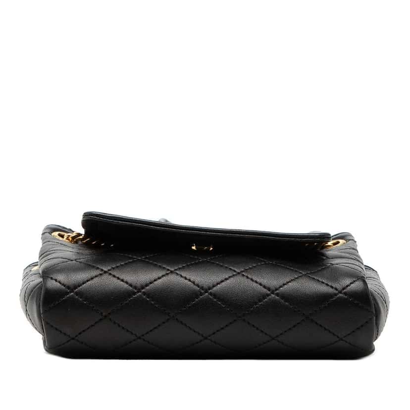 Saint Laurent Mini Quilted Lambskin Monogram Nolita Bag Black Leather Very good condition - Inside View