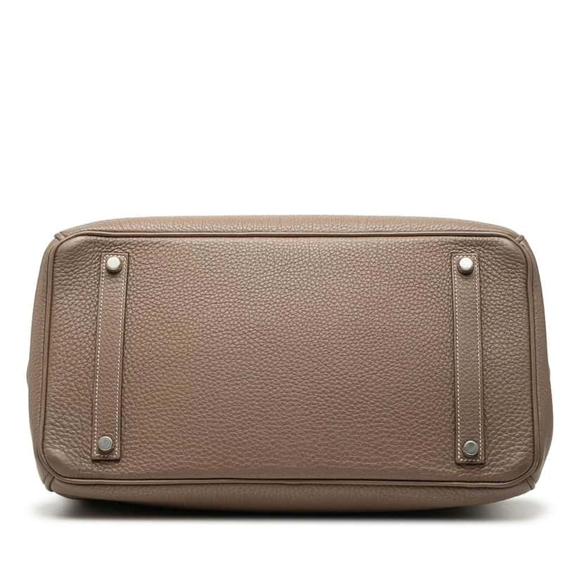 Hermès Togo Birkin Retourne 35 Brown Leather Very good condition - Inside View