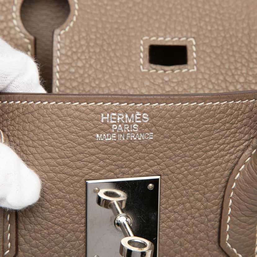 Hermès Togo Birkin Retourne 35 Brown Leather Very good condition - Box View