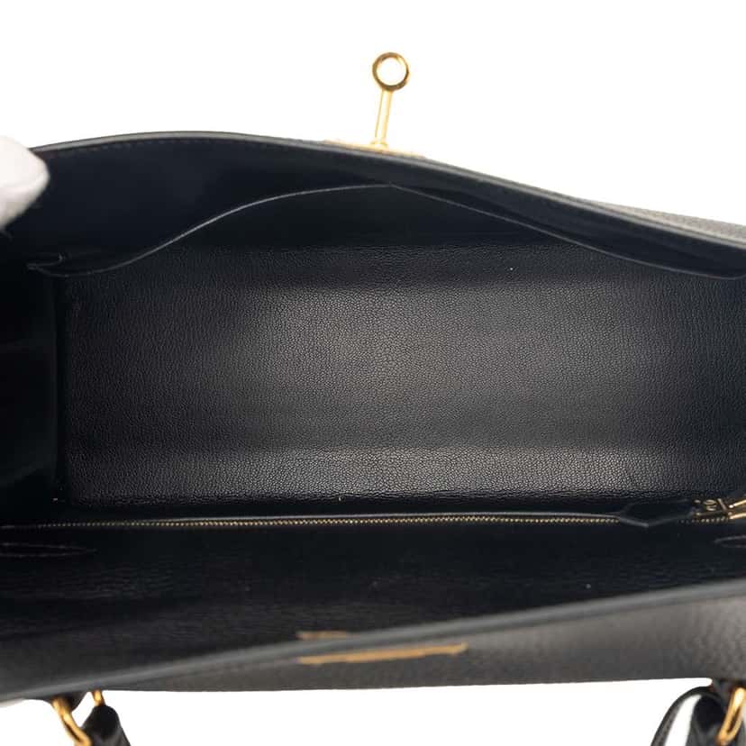 Hermès Ardennes Kelly Sellier 32 Black Leather Very good condition - Model View