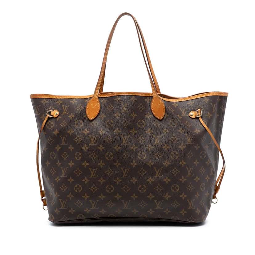 Louis Vuitton Monogram Neverfull GM Brown Very good condition - Front View