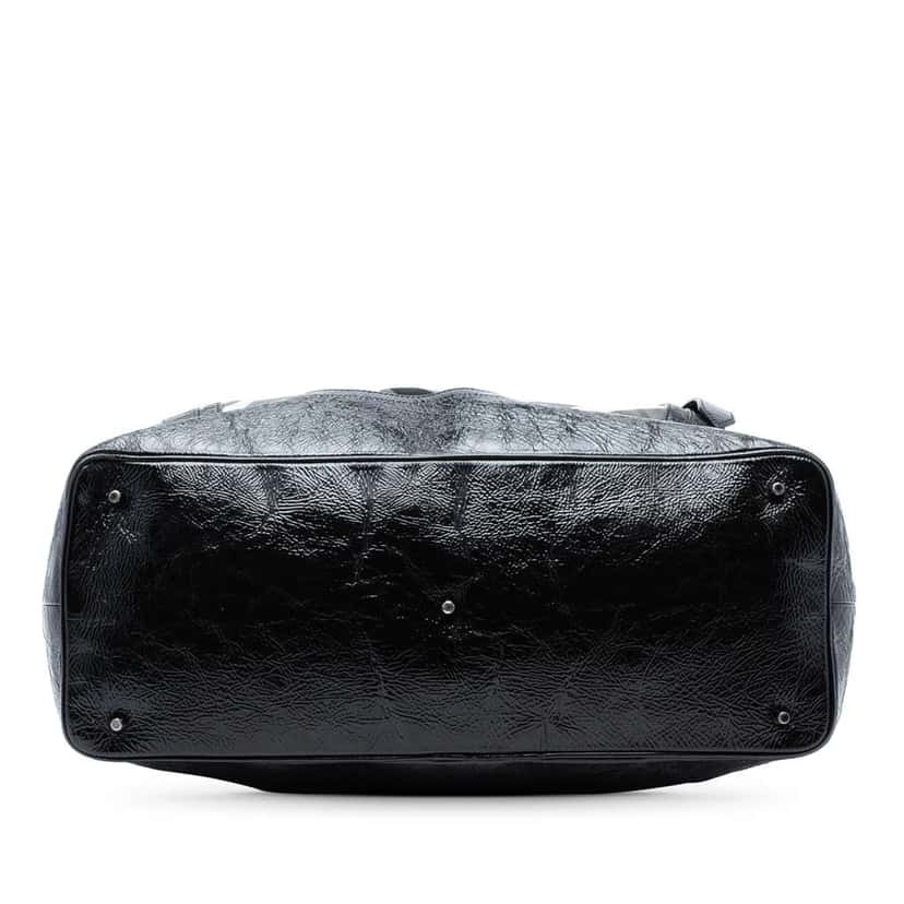 Burberry Large Beat Check Nylon Lowry Satchel Grey Very good condition - Inside View