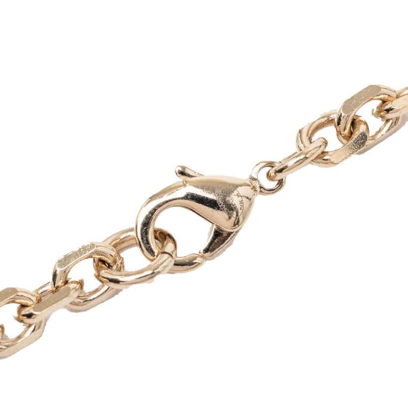 Chanel CC Gold Plated Perfume Bottle Locket Pendant Necklace Gold Metal Very good condition - Box View