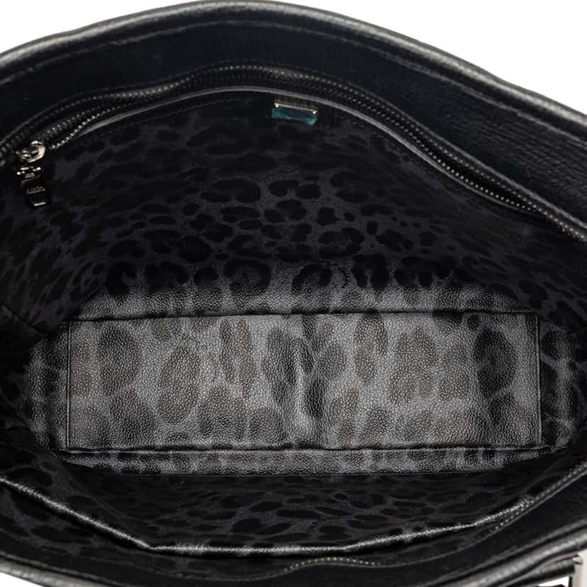 Dolce & Gabbana Leather Dauphine Satchel Black Leather Very good condition - Model View