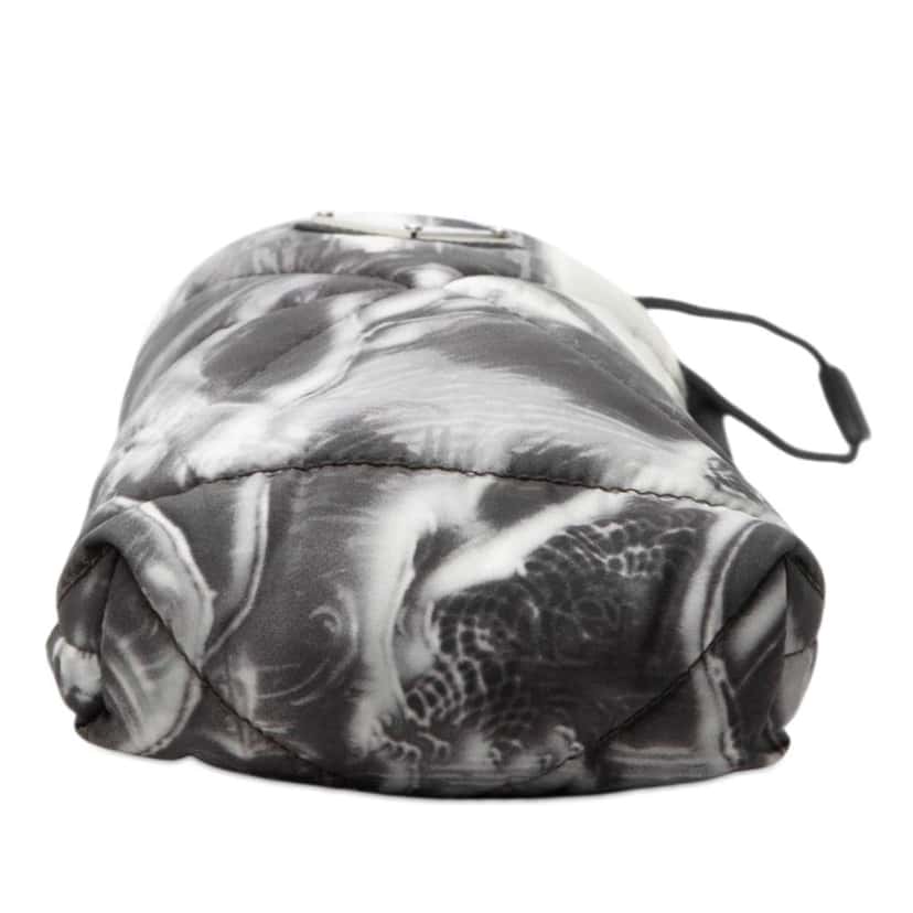 Prada Re Nylon Printed Phone Pouch Black Very good condition - Inside View