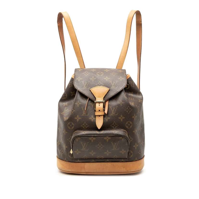 Louis Vuitton Monogram Montsouris MM Brown Good condition - Front View