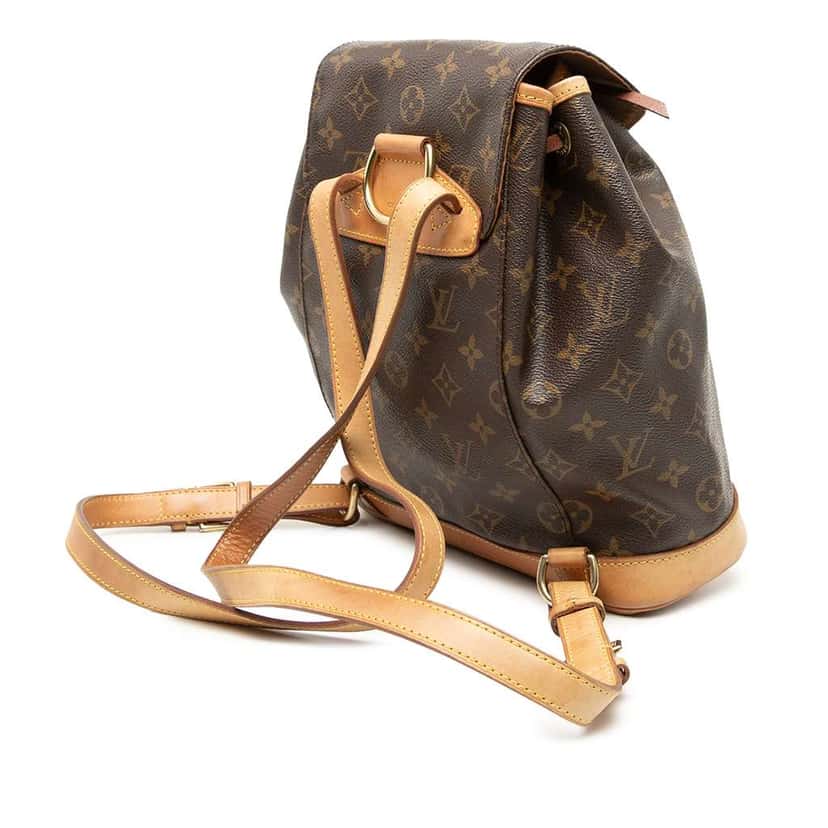 Louis Vuitton Monogram Montsouris MM Brown Good condition - Back View