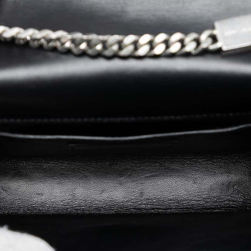 Saint Laurent Small Denim Monogram Kate Crossbody Blue Denim Very good condition - Model View