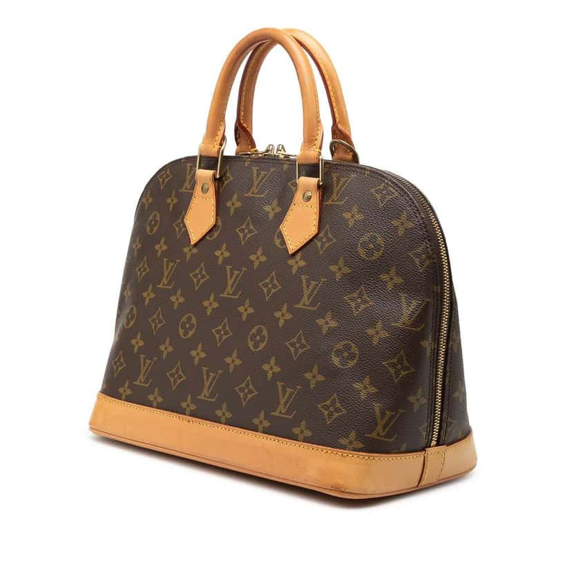 Louis Vuitton Monogram Alma PM Brown Very good condition - Back View
