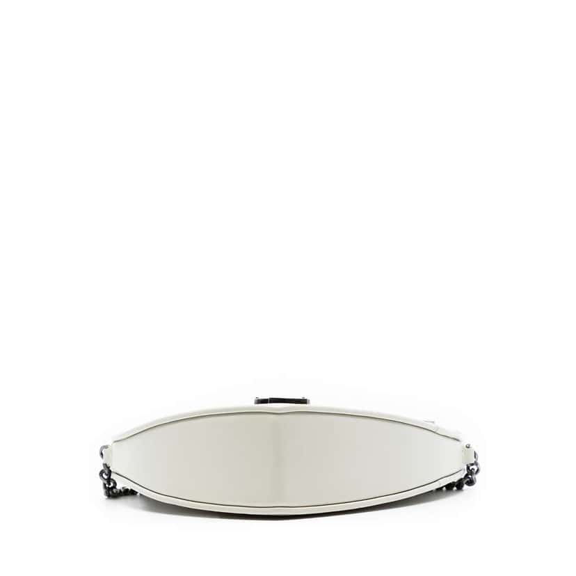 Saint Laurent Leather Monogram Heart Tassel Crossbody White Leather Very good condition - Inside View