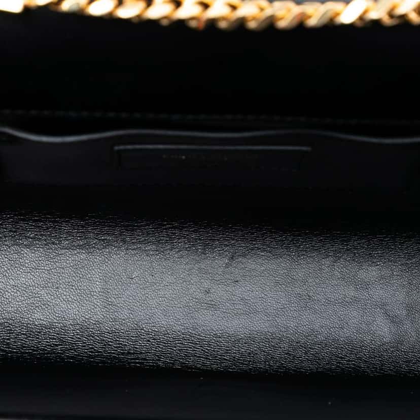 Saint Laurent Medium Suede Monogram Kate Tassel Crossbody Black Leather Very good condition - Model View