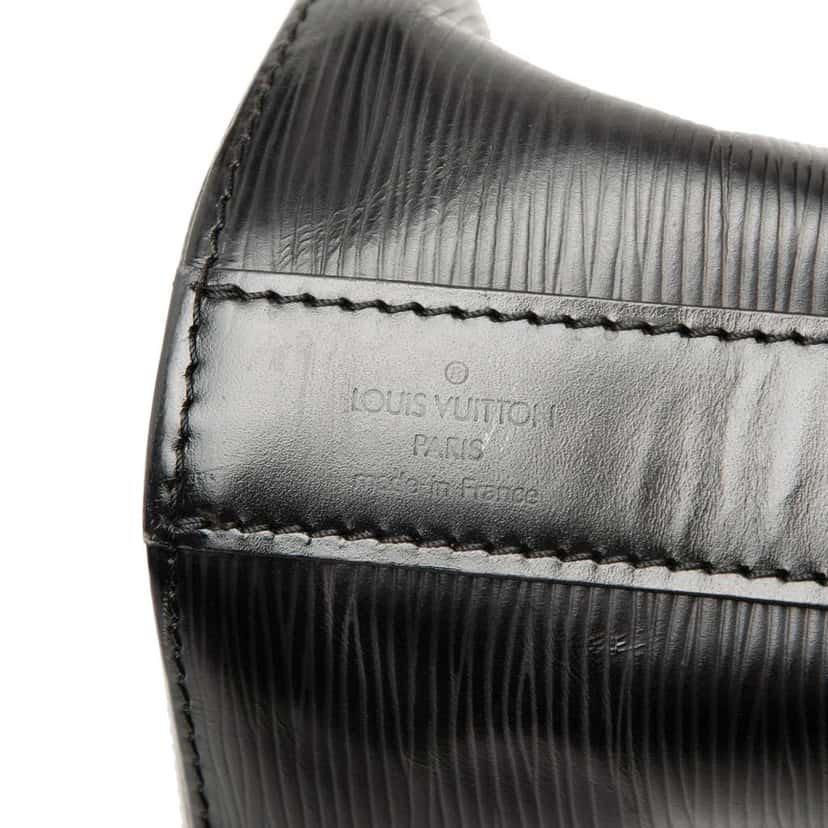 Louis Vuitton Epi Sac D Epaule GM Black Leather Very good condition - Box View