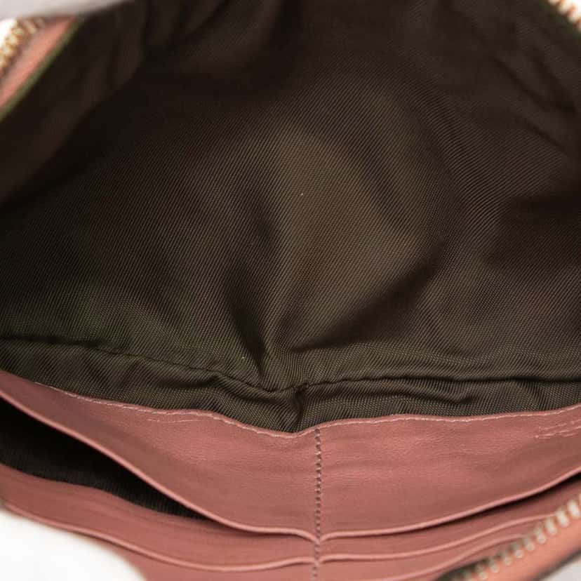 Gucci Guccissima Wristlet Clutch Pink Leather Very good condition - Model View