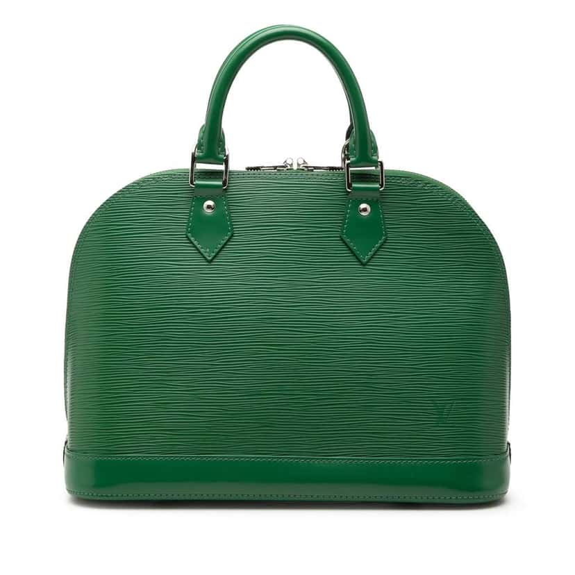 Louis Vuitton Epi Alma PM Green Leather Very good condition - Front View