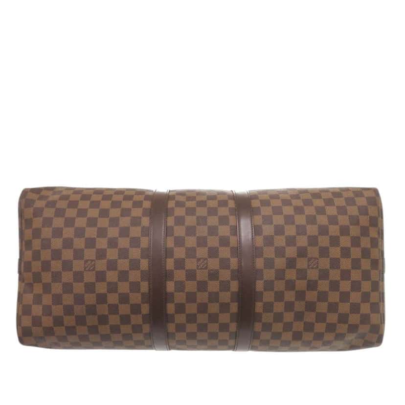 Louis Vuitton Damier Ebene Keepall Bandouliere 55 Brown Very good condition - Inside View