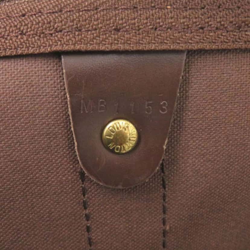 Louis Vuitton Damier Ebene Keepall Bandouliere 55 Brown Very good condition - Box View