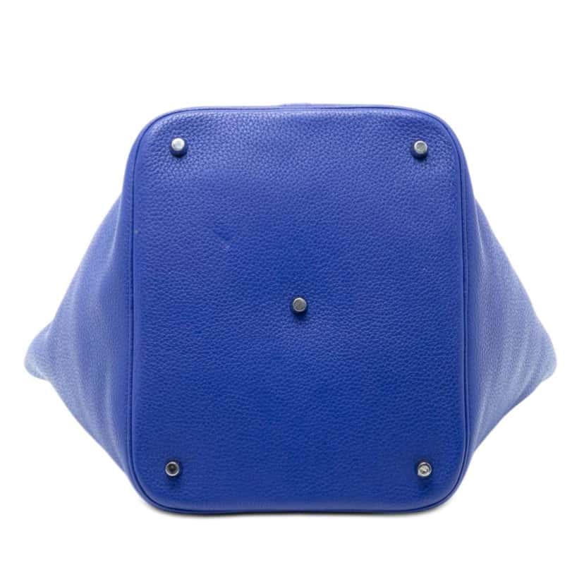 Hermès Clemence Picotin Lock 26 Blue Leather Very good condition - Inside View