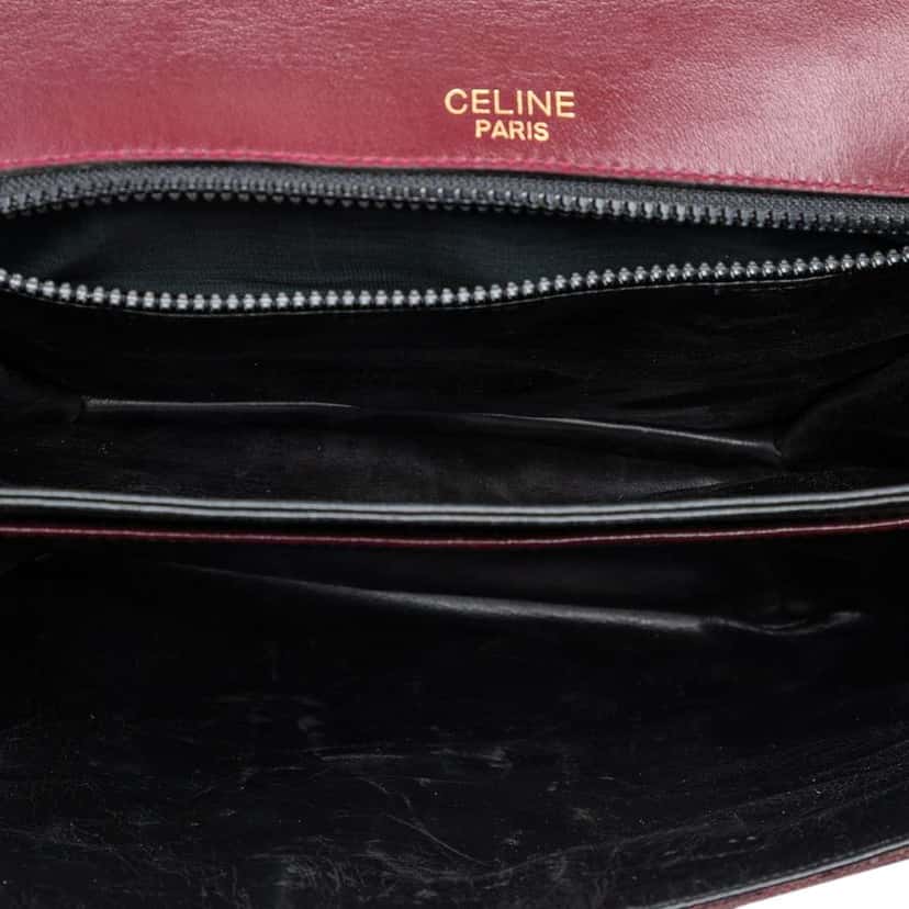 Celine Macadam Coated Canvas Crossbody Red Canvas Very good condition - Model View