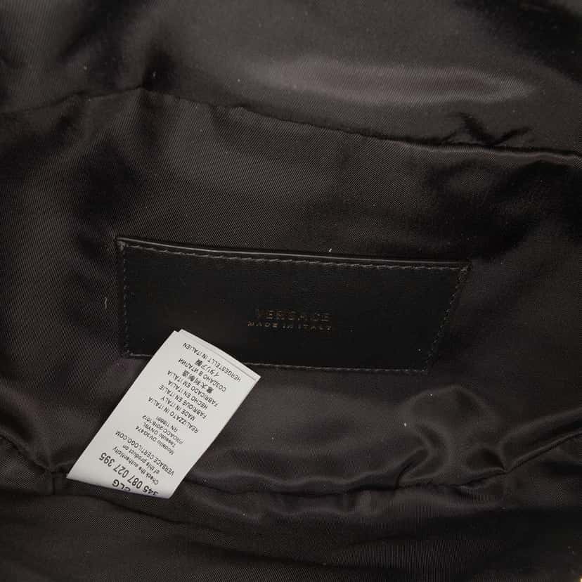 Versace Leopard Baroque Printed Nylon Belt Bag Red Very good condition - Model View