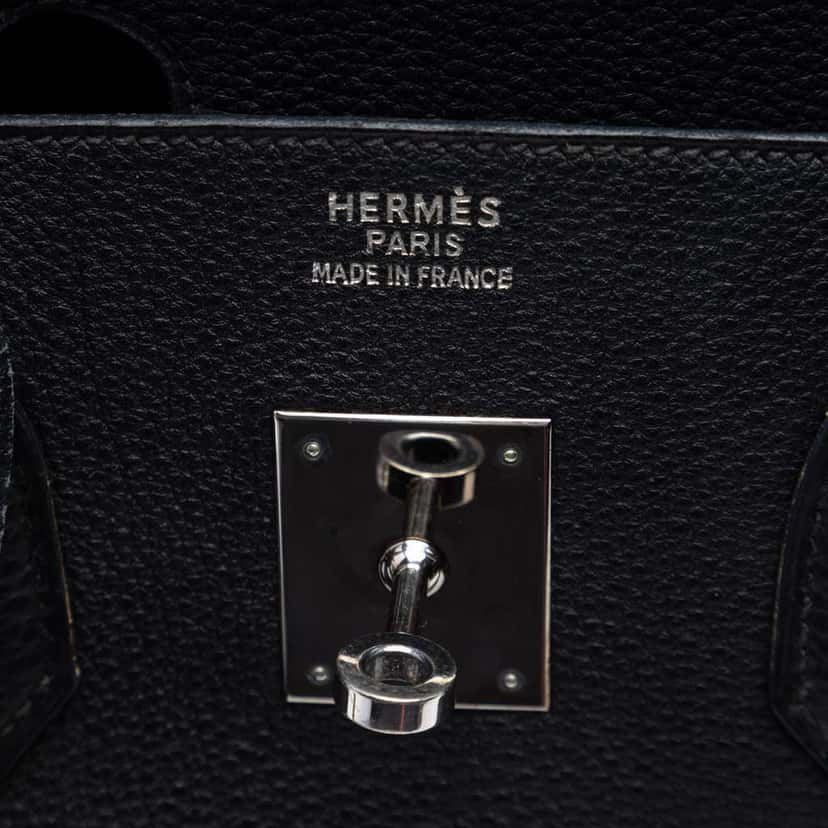 Hermès Togo Birkin Retourne 35 Black Leather Very good condition - Box View