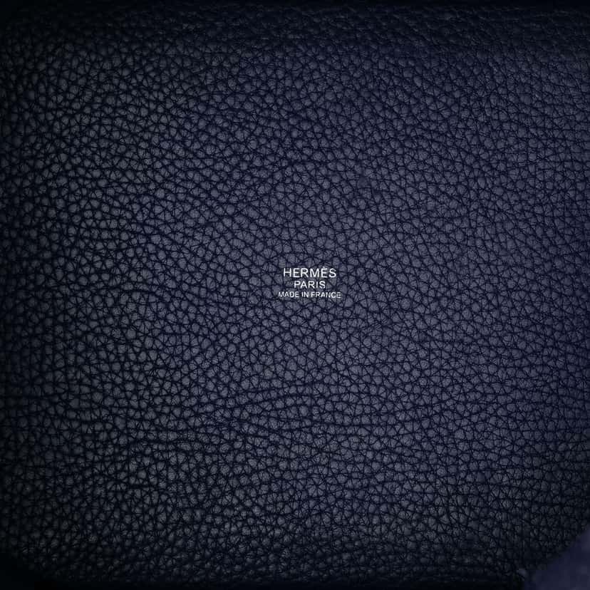 Hermès Clemence Picotin Lock 22 Blue Leather Very good condition - Model View