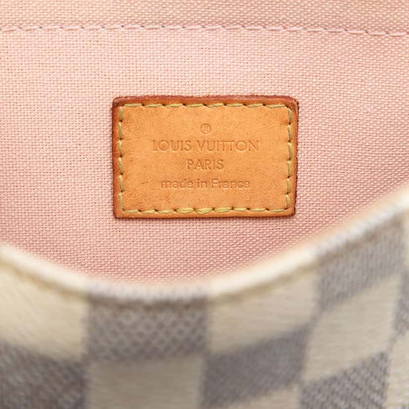 Louis Vuitton Damier Azur Croisette White Very good condition - Box View