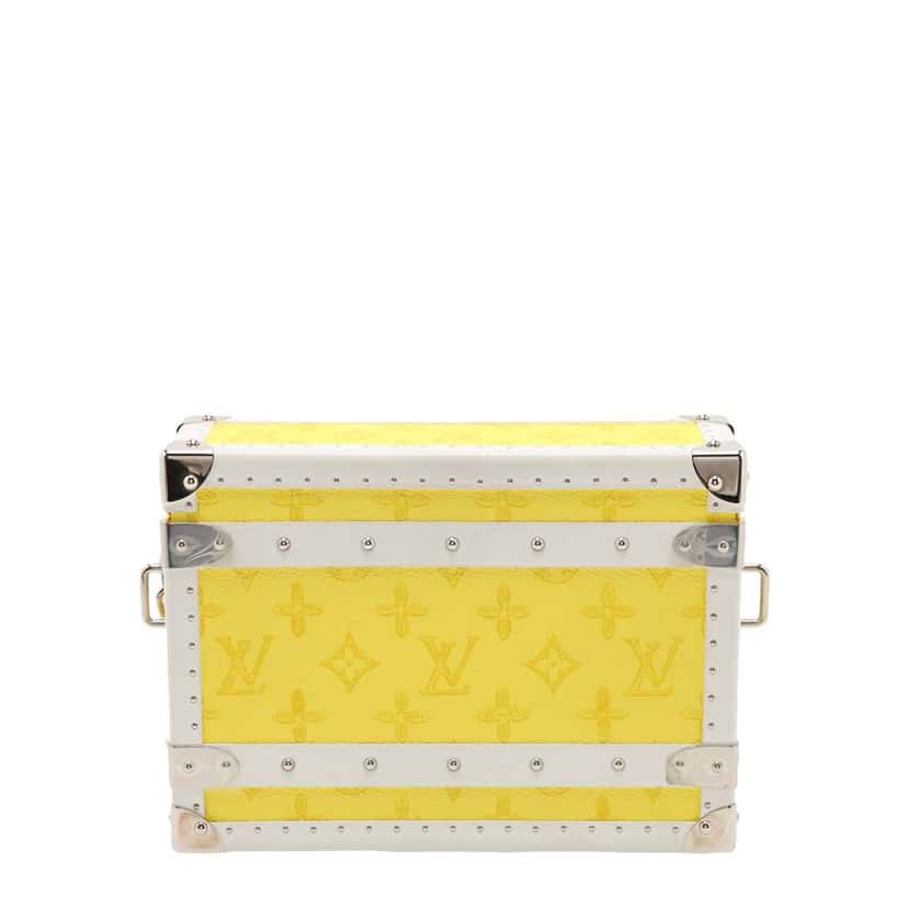 Louis Vuitton Everyday LV Monogram Clutch Box Yellow Very good condition - Back View