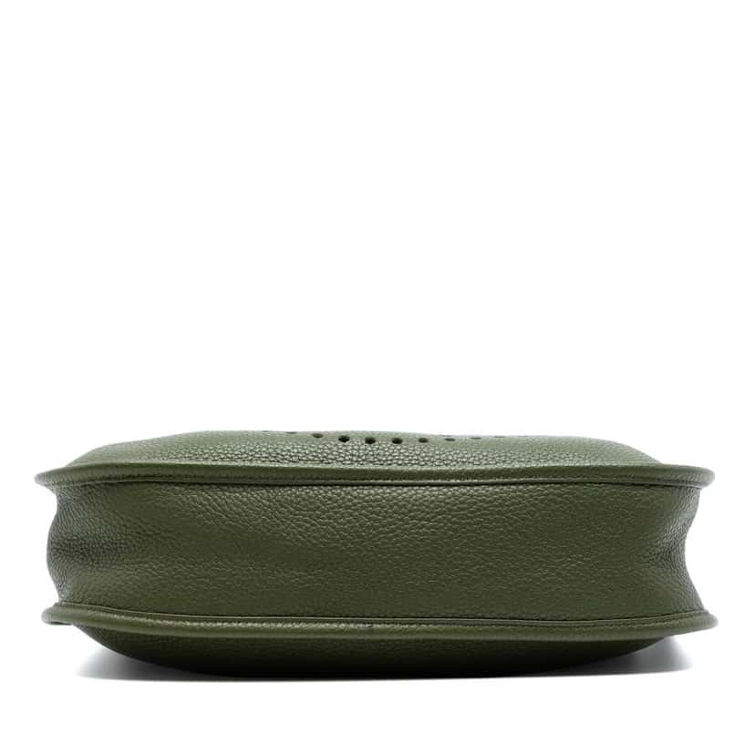 Hermès Clemence Evelyne I 29 Green Leather Very good condition - Inside View