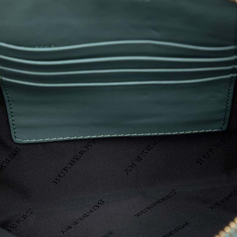 Burberry Haymarket Check Coated Canvas Peyton Crossbody Beige Canvas Very good condition - Model View