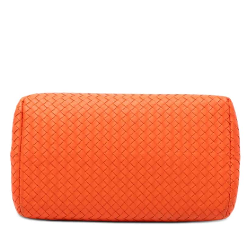 Bottega Veneta Nappa Intrecciato Milano Tote Orange Leather Very good condition - Inside View
