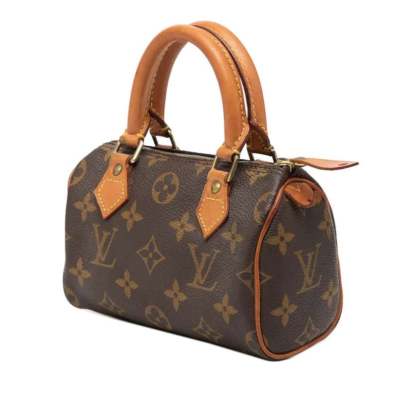 Louis Vuitton Monogram Nano Speedy Bandouliere Brown Very good condition - Back View