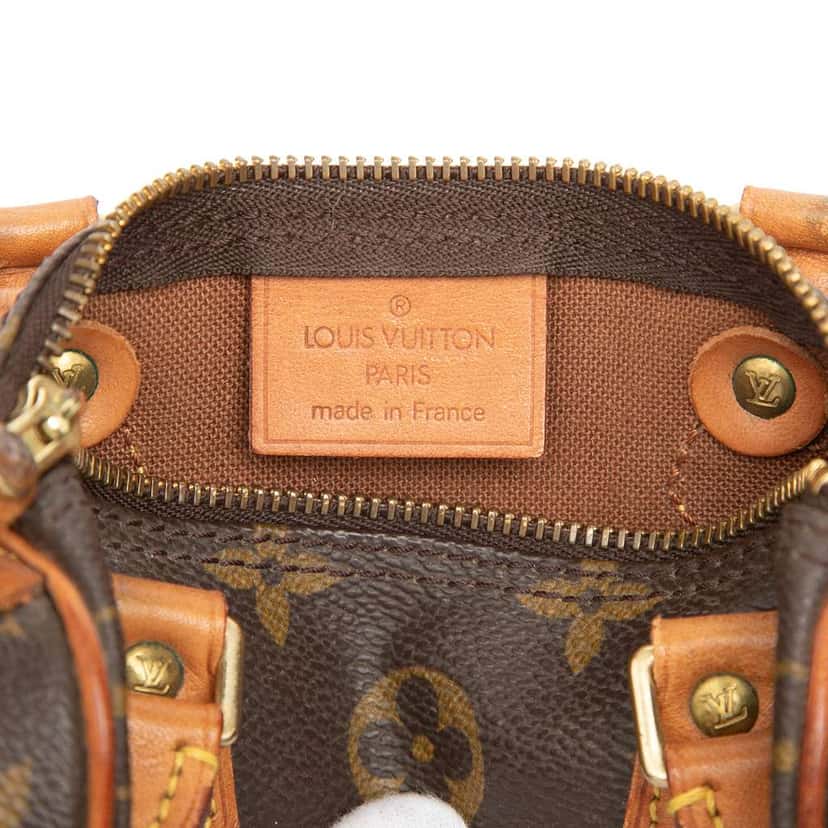 Louis Vuitton Monogram Nano Speedy Bandouliere Brown Very good condition - Box View