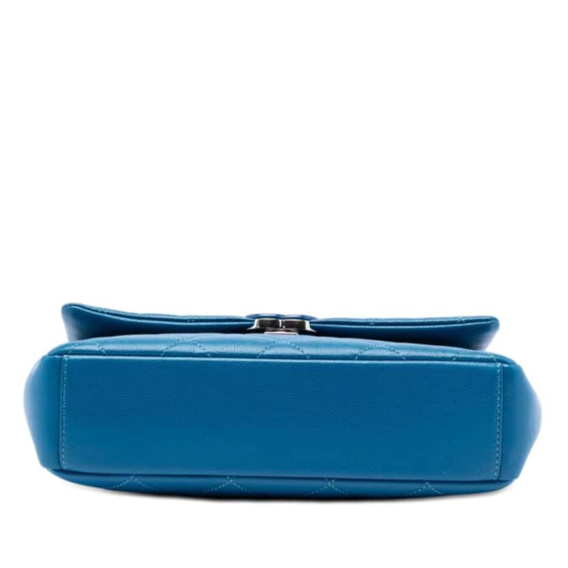 Chanel Medium Caviar My Everything Flap Blue Leather Very good condition - Inside View