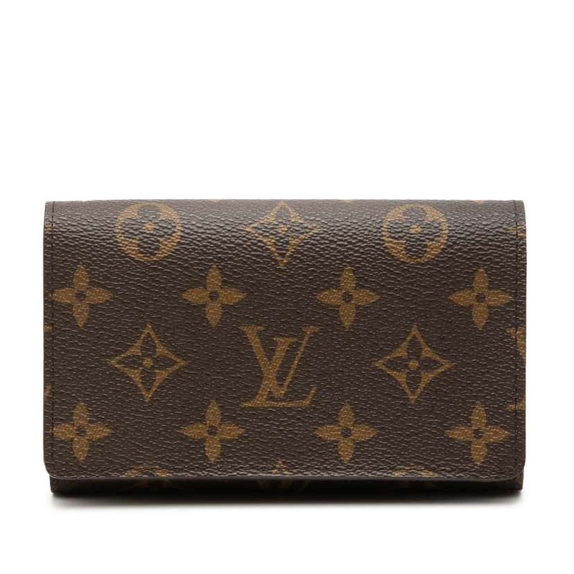 Louis Vuitton Monogram Porte Monnaie Billets Tresor Wallet Brown Very good condition - Front View